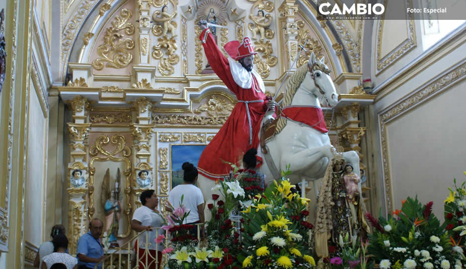 Regresa la imagen del apóstol Santiago a Izúcar de Matamoros