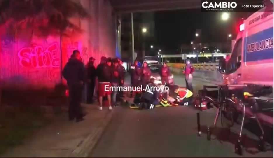 Joven se lanza de puente del Periférico y sobrevive de milagro