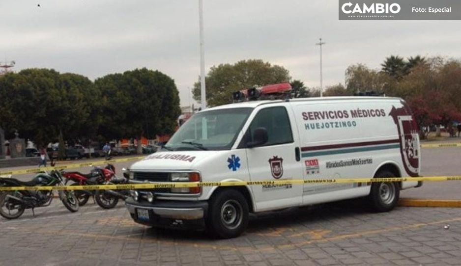 Abuelita fallece arriba de ambulancia por coma diabético en Huejotzingo