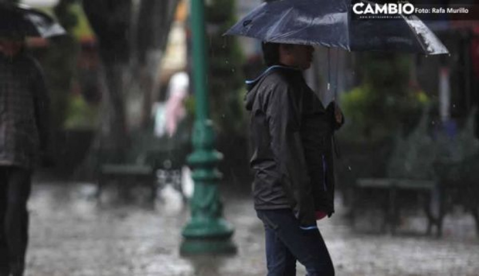 ¡Alista el paraguas! Pronostican para Puebla lluvias con descargas eléctricas