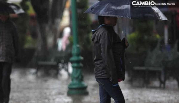 Alista el paraguas! Pronostican para Puebla lluvias con descargas eléctricas