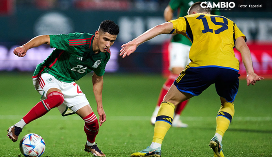 México cae 2-1 ante Suecia en último partido amistoso previo a  Qatar 2022
