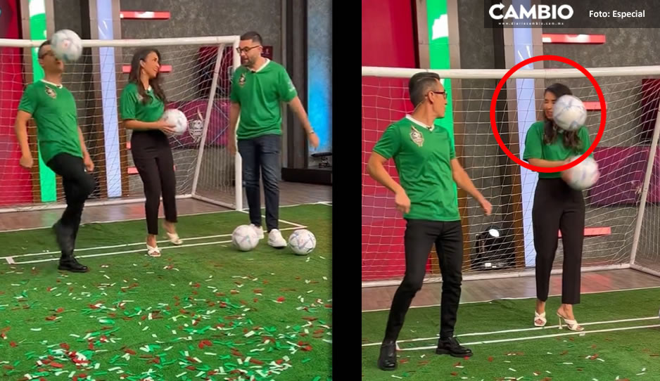 VIDEO: Laura G recibe tremendo balonazo en Venga la Alegría