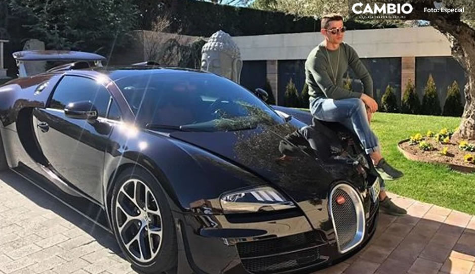 Una millonada; esto es lo que cuesta el Bugatti de CR7 que chocó uno de sus guardaespaldas
