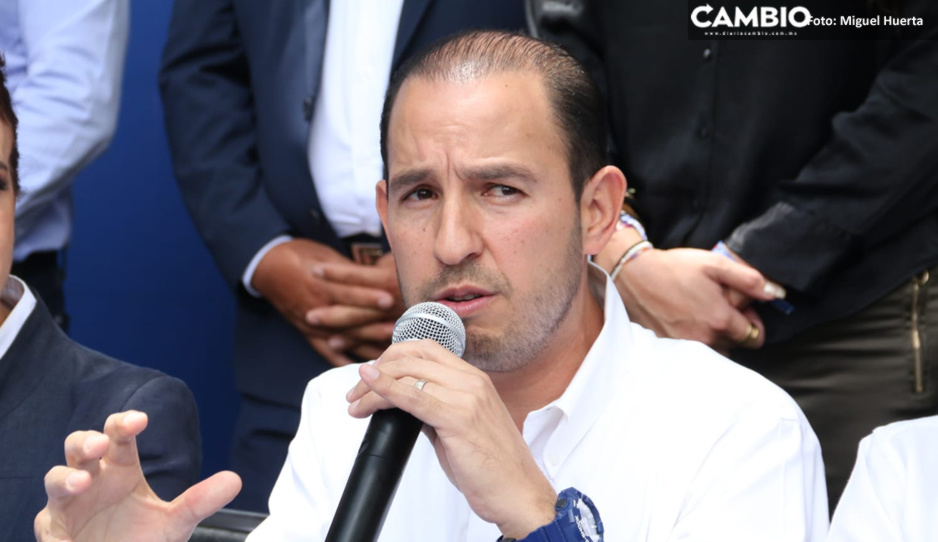 Marko Cortes se lanza vs sus diputados por designación del gobernador sustituto de Puebla