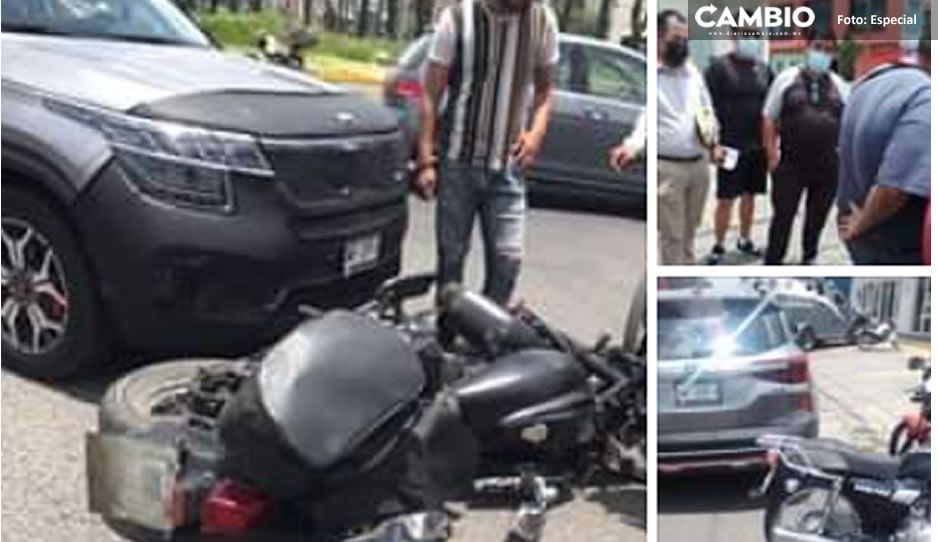 Conductor de Kia impacta a repartidor de Uber Eats y soborna para cambiar peritaje: acusa motociclista