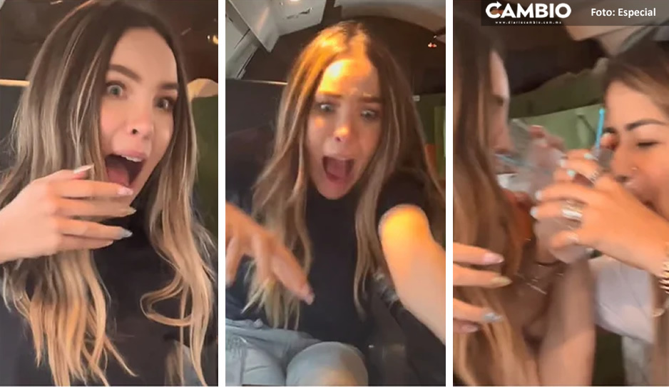 VIDEO: Belinda vive momentos de terror es su cumpleaños tras turbulencia en el avión el que viajaba