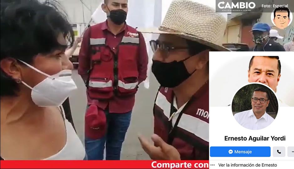 El Yordi, candidato a regidor en la planilla de Claudia, fue quien intimidó a la poblana en Colonia México 83 (VIDEO)