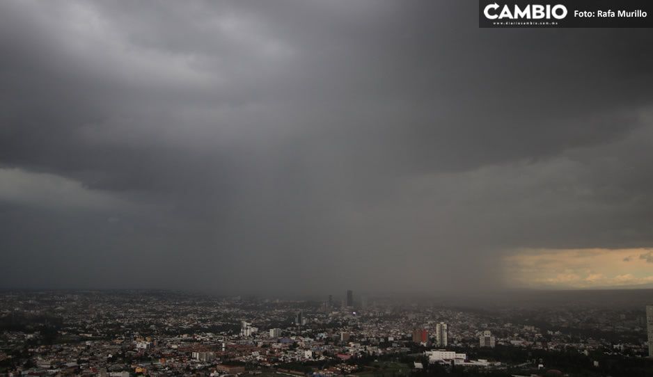 Prepara las botas y el impermeable: pronostican tormenta en Puebla