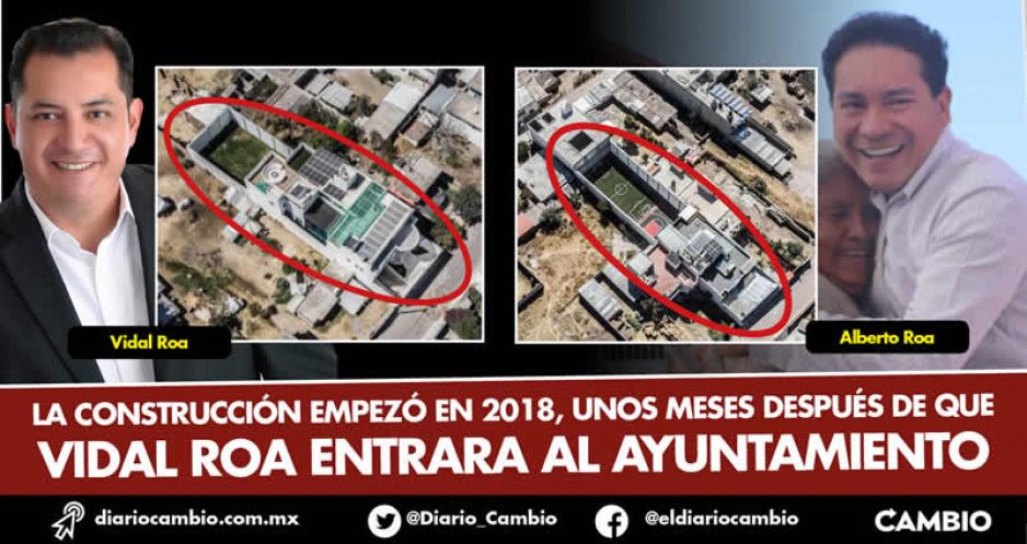 Vidal Roa y su hermano se construyen mansiones en Tlahuapan (FOTOS)