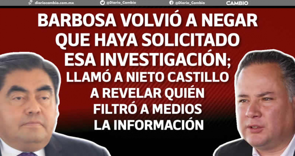 Barbosa exige a Santiago Nieto revelar quién le pidió investigar a Nacho Mier (FOTOS Y VIDEO)
