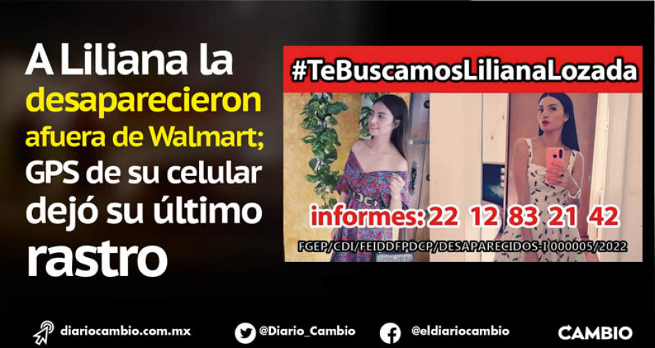 Liliana Lozada cumple tres días de desaparecida, la única pista es su celular