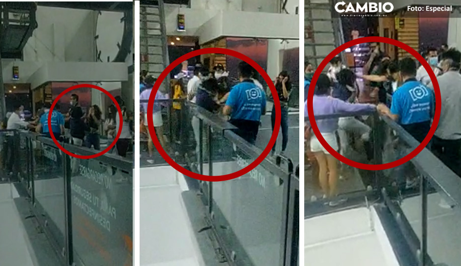 ¡Chaviza desquiciada! Jovencitos se agarran a trancazos en el Teleférico de Puebla (VIDEO)