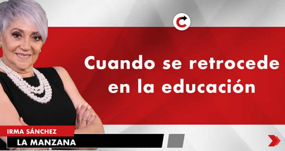 Cuando se retrocede en la educación