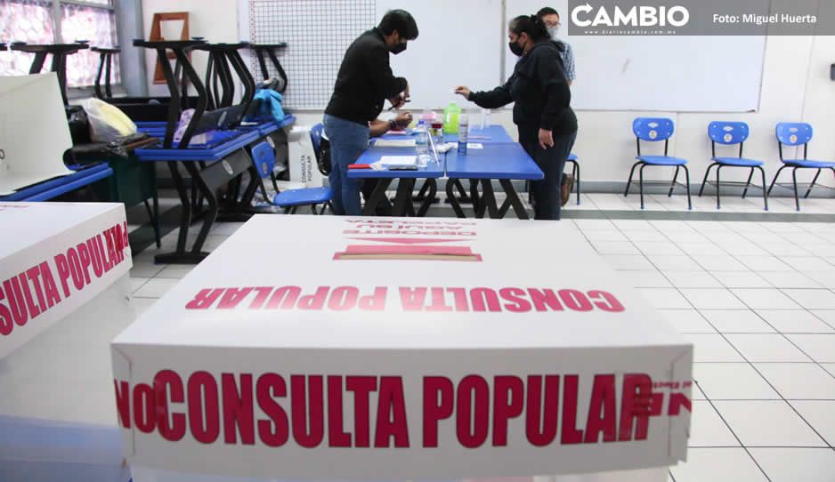 Puebla fuera del top ten en participación de la Consulta, pero fue 4to con más votos