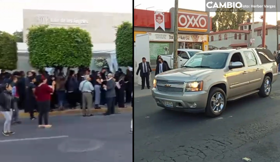 VIDEO: Restos de Barbosa llegan a funeraria Valle de los Ángeles de Tehuacán