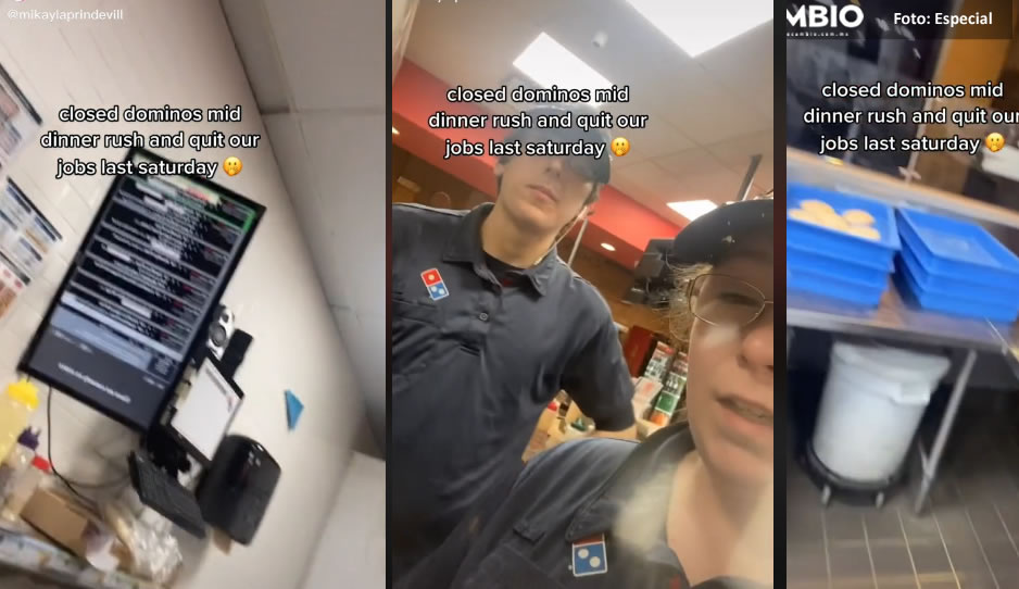 VIDEO: Ex empleada de Domino’s exhibe que hay ratones y pésimos tratos