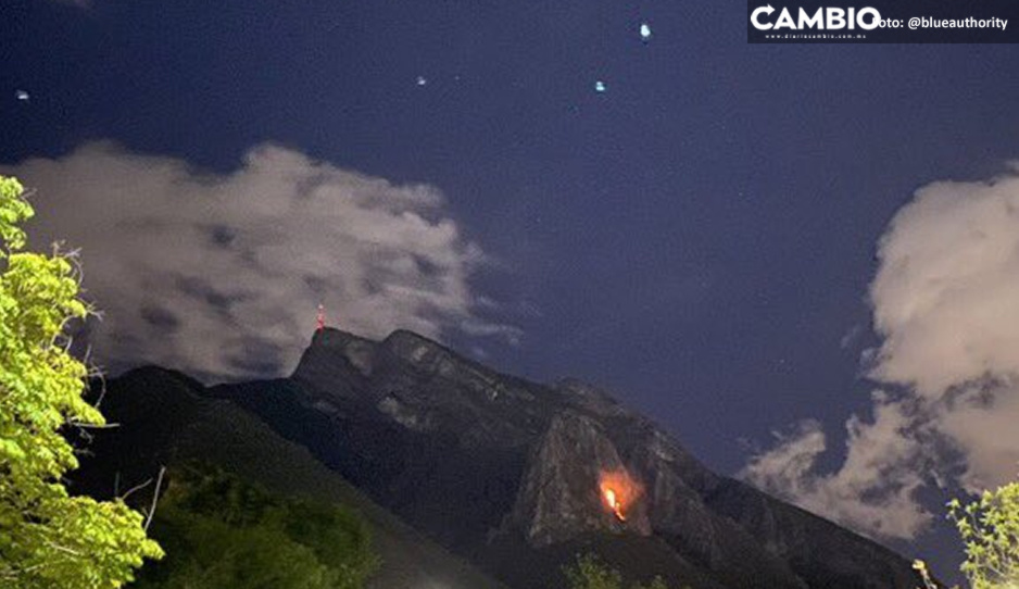 Captan objetos brillantes en el cielo antes de incendio en el Cerro de La Silla (VIDEO)