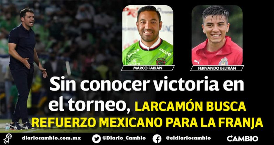 La Franja busca como refuerzo al olímpico Fernando Beltrán o al fiestero Marco Fabian