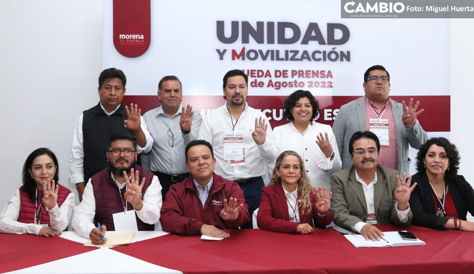 Esta es la nueva dirigencia de Morena Puebla; Olga Romero es ungida como presidenta del partido (FOTOS)