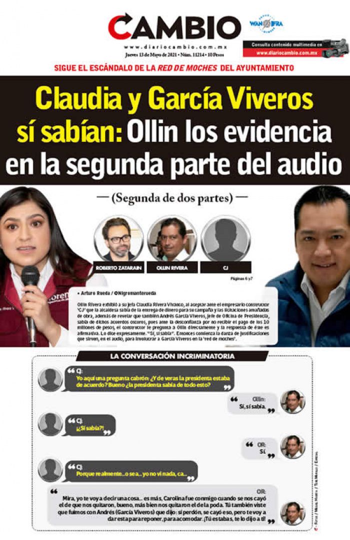 Claudia y García Viveros sí sabían: Ollin los evidencia en la segunda parte del audio