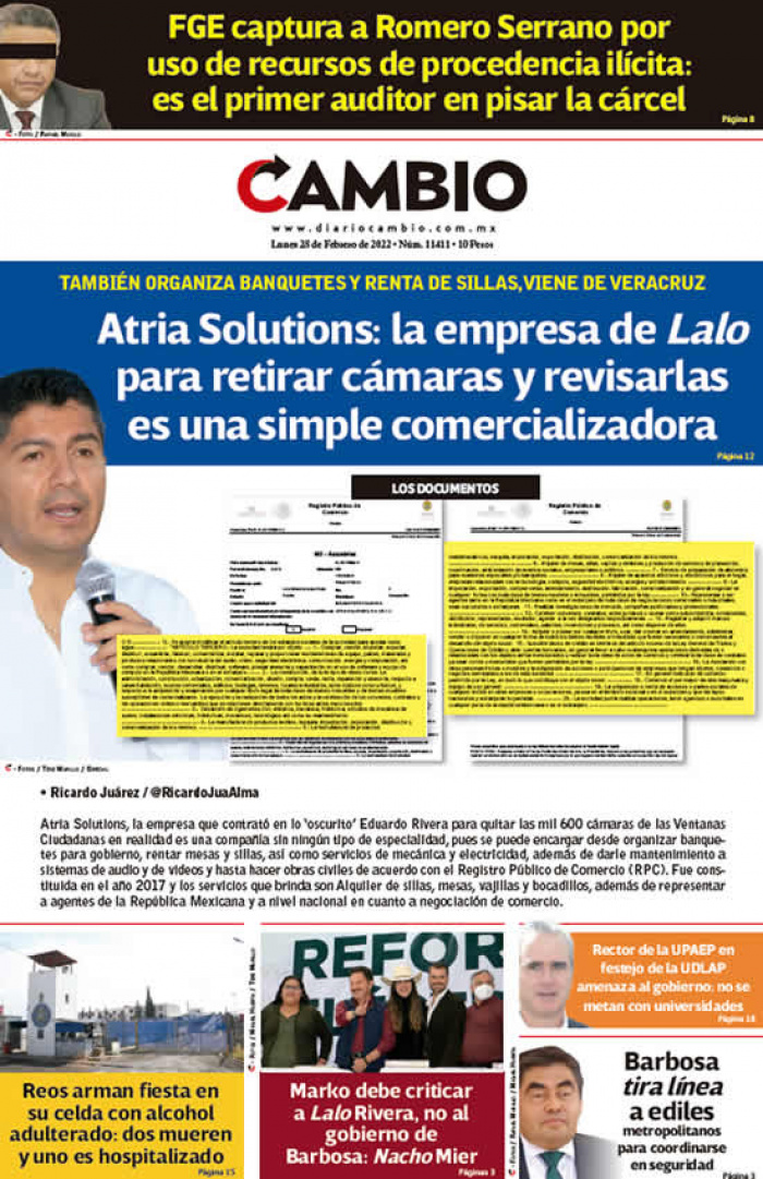 Atria Solutions: la empresa de Lalo para retirar cámaras y revisarlas es una simple comercializadora