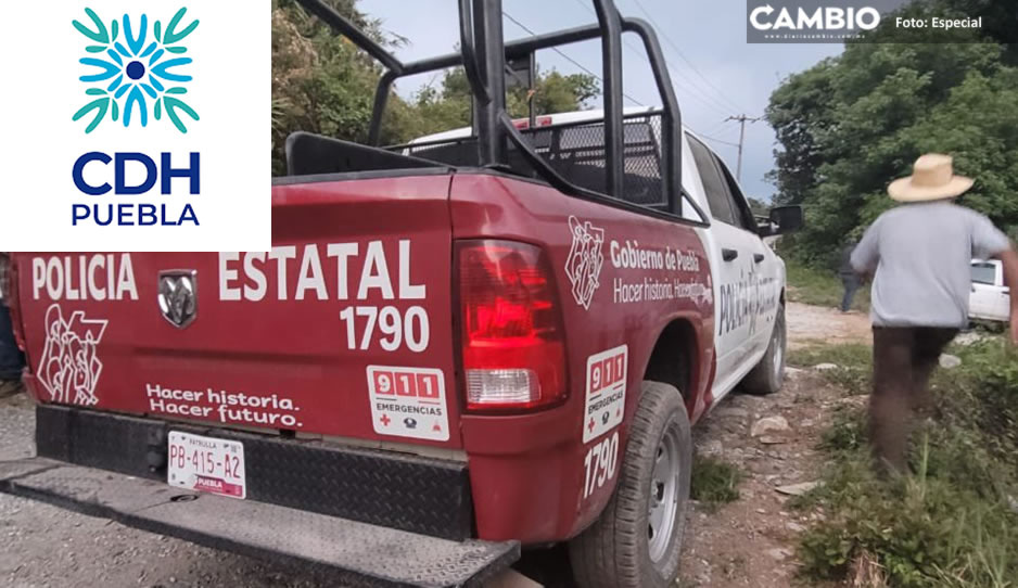 CDH inicia investigación por el enfrentamiento de los policías vs pobladores en Coyomeapan