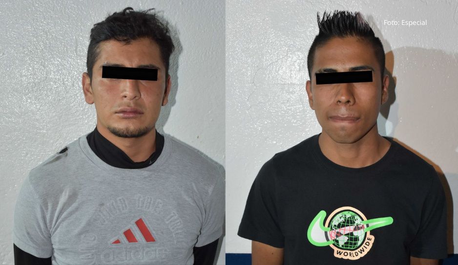 Alejandro y Víctor robaron Elektra del Centro; son detenidos en El Tamborcito con 35 celulares
