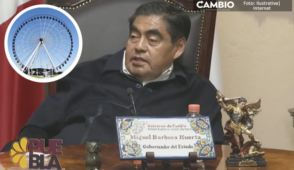 Estrella de Puebla será concesionada a la iniciativa privada; ya no hay presupuesto: Barbosa (VIDEO)