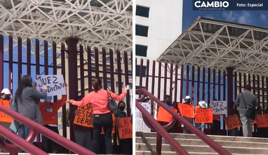 UDLAPs impiden acceso al PJF en Puebla; exigen devolver el campus a los Jenkins (VIDEO)