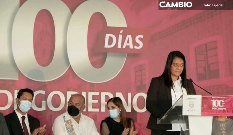 Ariadna Ayala presenta su informe de 100 días como alcaldesa de Atlixco