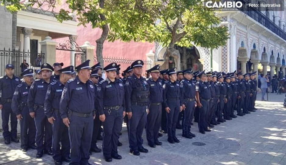 Gobierno de Tepole no quiere pagar prima vacacional a policías municipales de Tehuacán