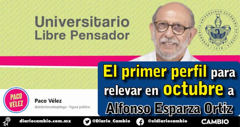 Paco Vélez arranca sucesión en la BUAP: lanzan página promocional (VIDEO)