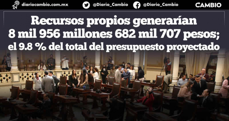 Gobierno del estado contempla aumento en Ingresos de recursos propios en un 9.8 % (VIDEO)