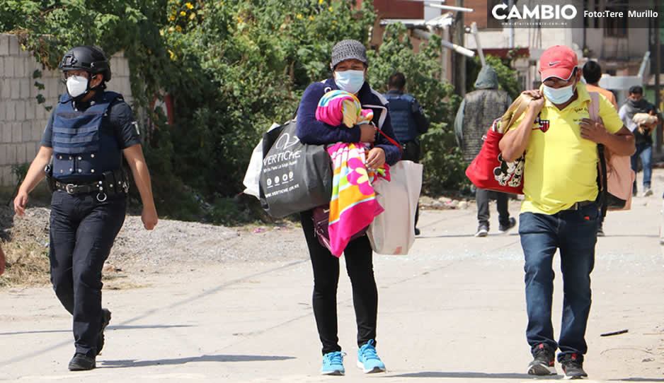 ¡Regresan a sus hogares! Habilitan 129 casas con daños menores en Xochimehuacan