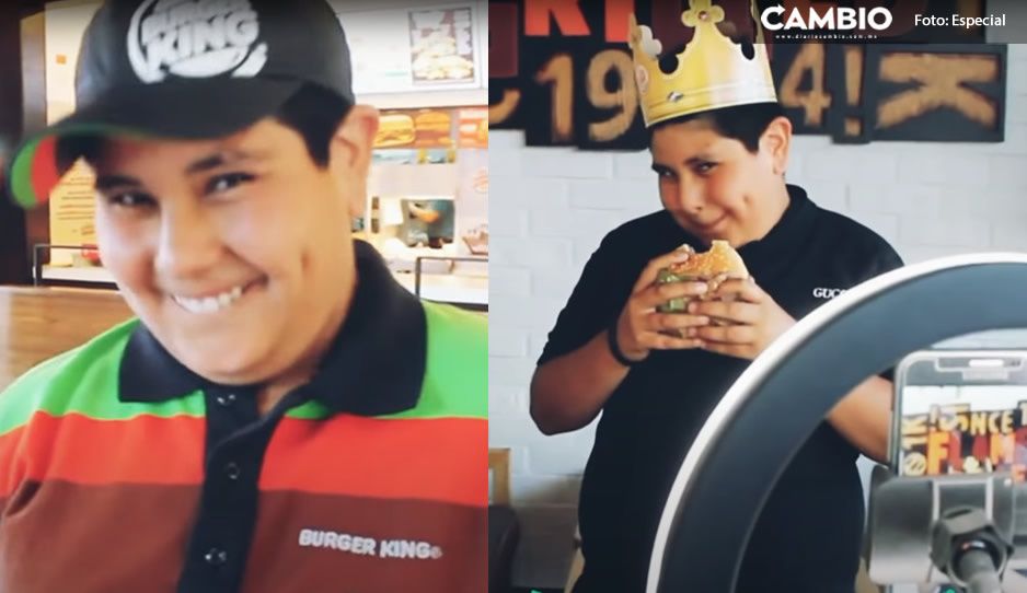 ¡No le pierde! El niño del Oxxo ahora es embajador de Burger King (VIDEO)