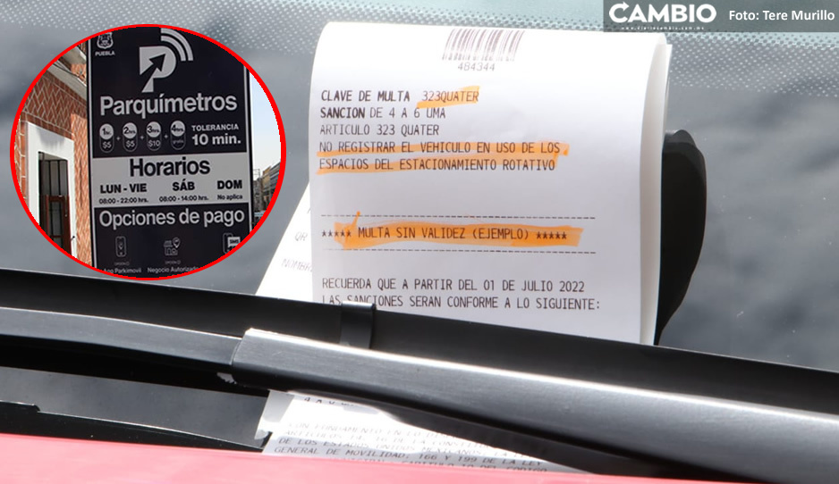 ¡Ojo aquí! Comienzan las “multas de a mentis” por mal uso de parquímetros (FOTOS y VIDEO)