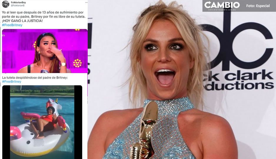 Cibernautas celebran con divertidos MEMES libertad de Britney Spears