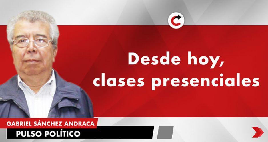 Desde hoy, clases presenciales