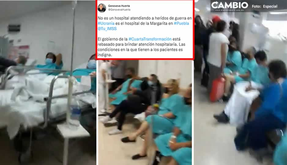 No es un hospital de Ucrania, es el IMSS La Margarita: Genoveva critica colapso y pésimas condiciones