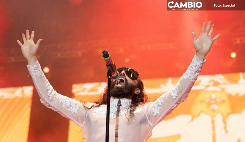 ¡Y el show continuó! Moderatto se presenta en la Feria de Puebla y exige que aparezcan sus instrumentos (FOTOS y VIDEO)