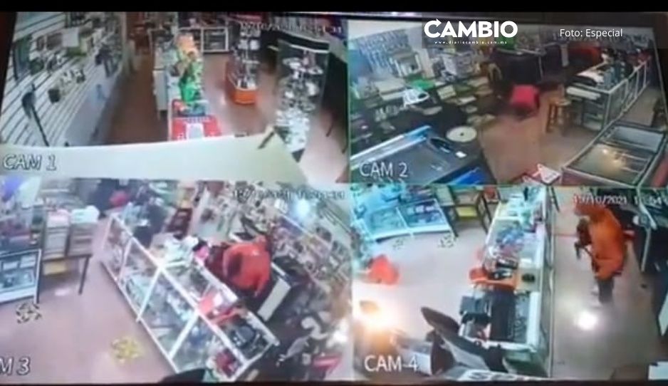 A punta de pistola, asaltan ciber en Huauchinango; se llevan computadoras y dinero en efectivo