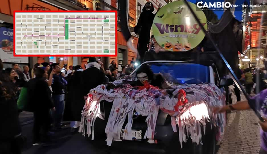 ¡Precaución! Estas calles del Centro Histórico estarán cerradas por la Marcha Siniestra