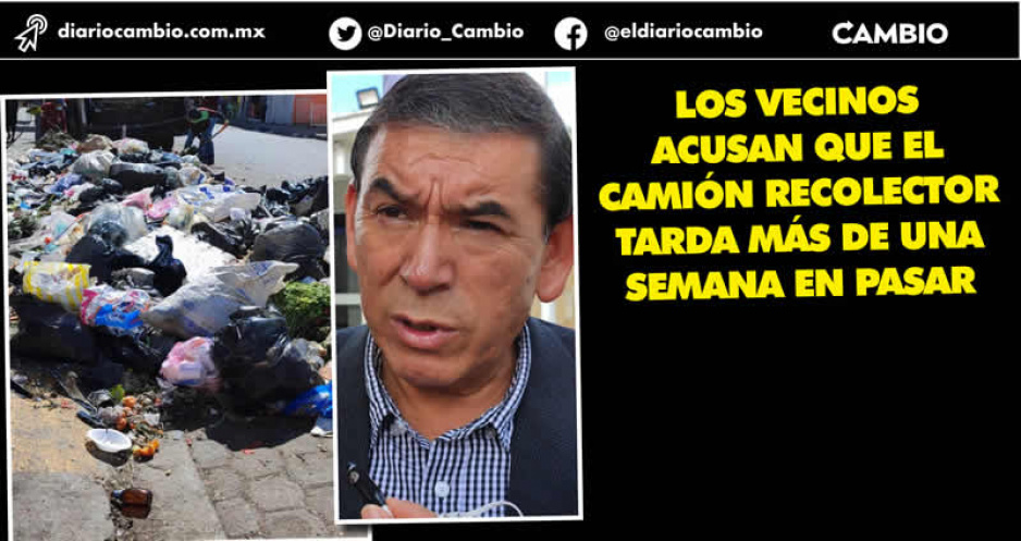 No puede Tepole: calles de Tehuacán lucen nuevamente inundadas de basura