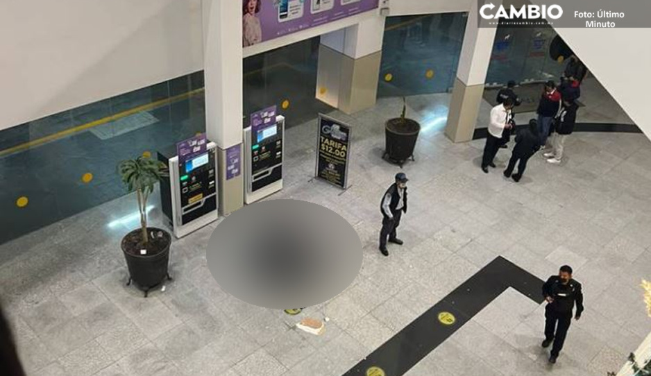 VIDEO: Mujer cae desde el tercer piso de Galerías Pachuca