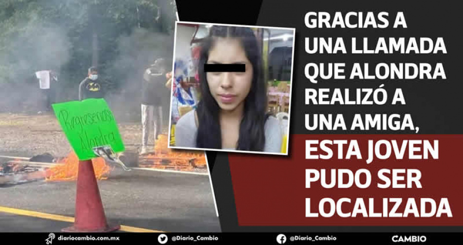 Tras cierre de la México-Puebla localizan golpeada y asustada en una gasolinera de Tlahuapan a Alondra