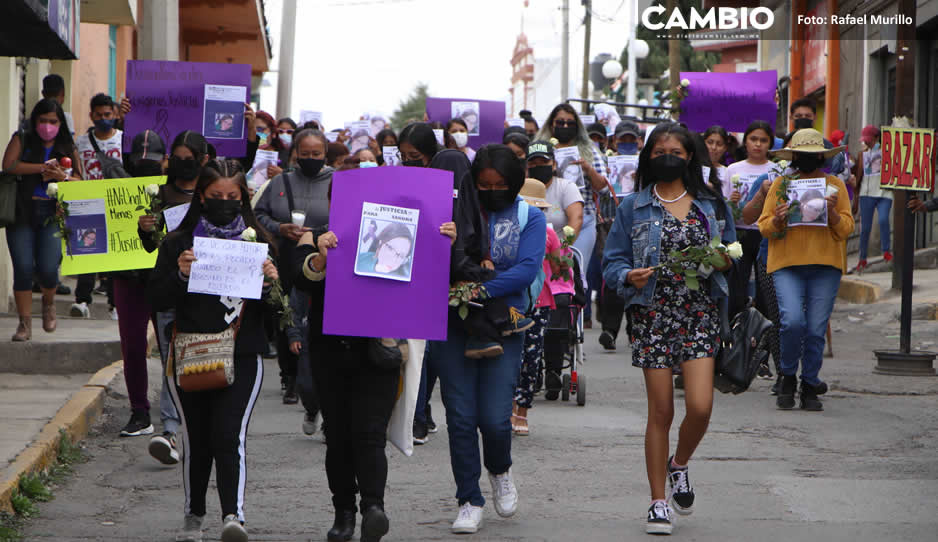 Mujeres de Chachapa protestan en sigilo por el secuestro y asesinato de su vecina Sandra (FOTOS Y VIDEOS)