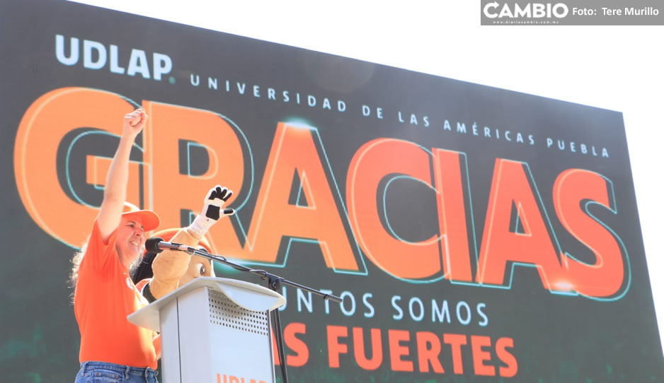 Cecilia Anaya agradeció a la comunidad UDLAP, el apoyo tras cierre del campus (VIDEO)
