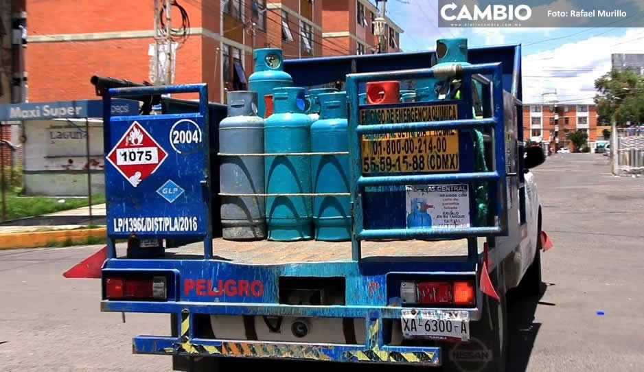 Gas de 20 kilos costará 477 pesos en Puebla y zona conurbada