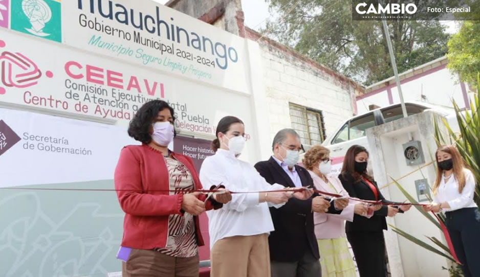Inauguran Centro de Atención para víctimas del delito en Huauchinango